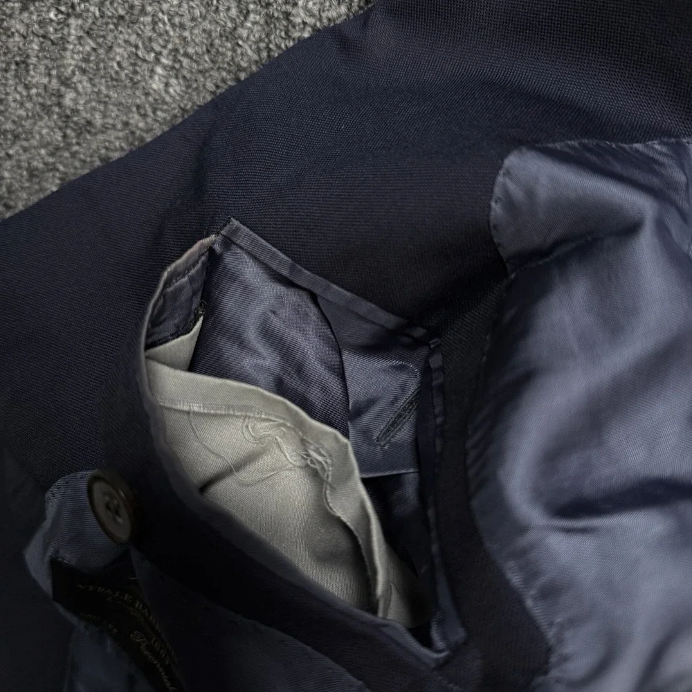 Suitsupply Jacket Mens 38R Blue Vitale Barberis Canonico Pure Wool Super 110s‎